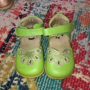 Lime Green with glitter Livie & Luca